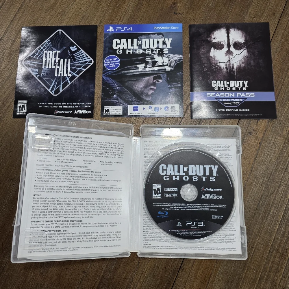 Call of Duty: Ghosts (PS3) Complete In Box with Inserts